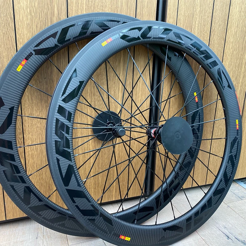 Шоссейный велосипед BOB-Twill Weave карбоновые колеса глубиной 60 мм клинчер шириной 700C