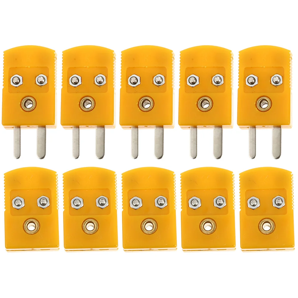 

5 Sets Thermocouple Adapters Thermocouple Connector Male Female Adapters