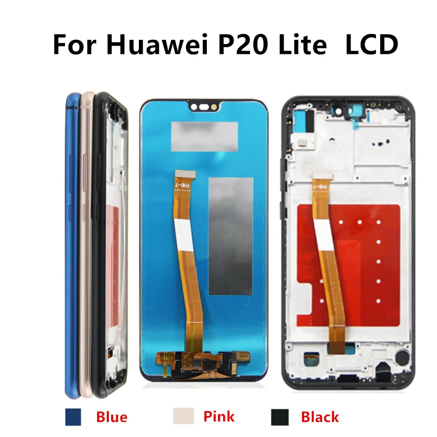 Фото ЖК-дисплей 5,84 ''для Huawei P20 Lite с сенсорным экраном и дигитайзером для Huawei Nova 3e, детали для замены ЖК-дисплея №2