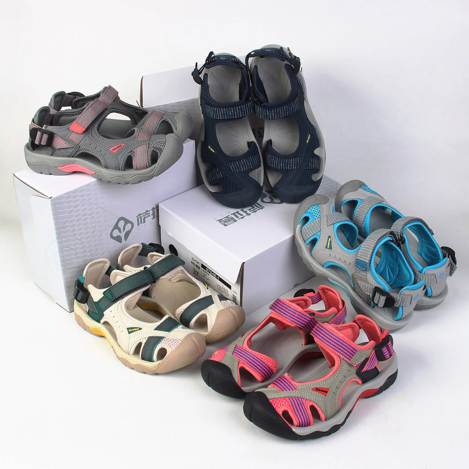 Men's and women's sandals summer couples non-slip soft bottom sports shoes walking leisure shoes