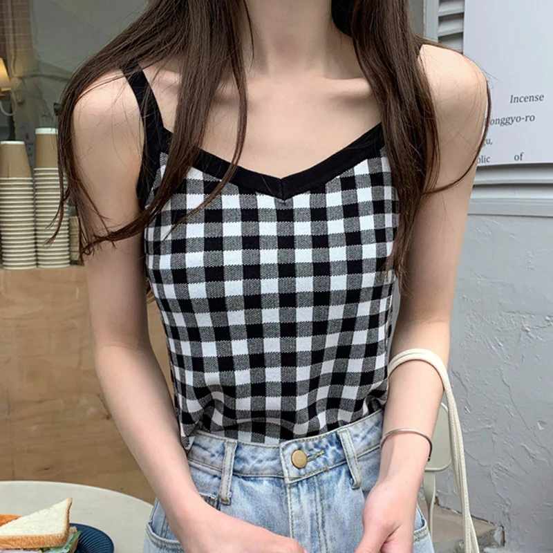 FANIECES самая низкая цена укороченные топы Женские однотонные Топы в рубчик Camisole mujer