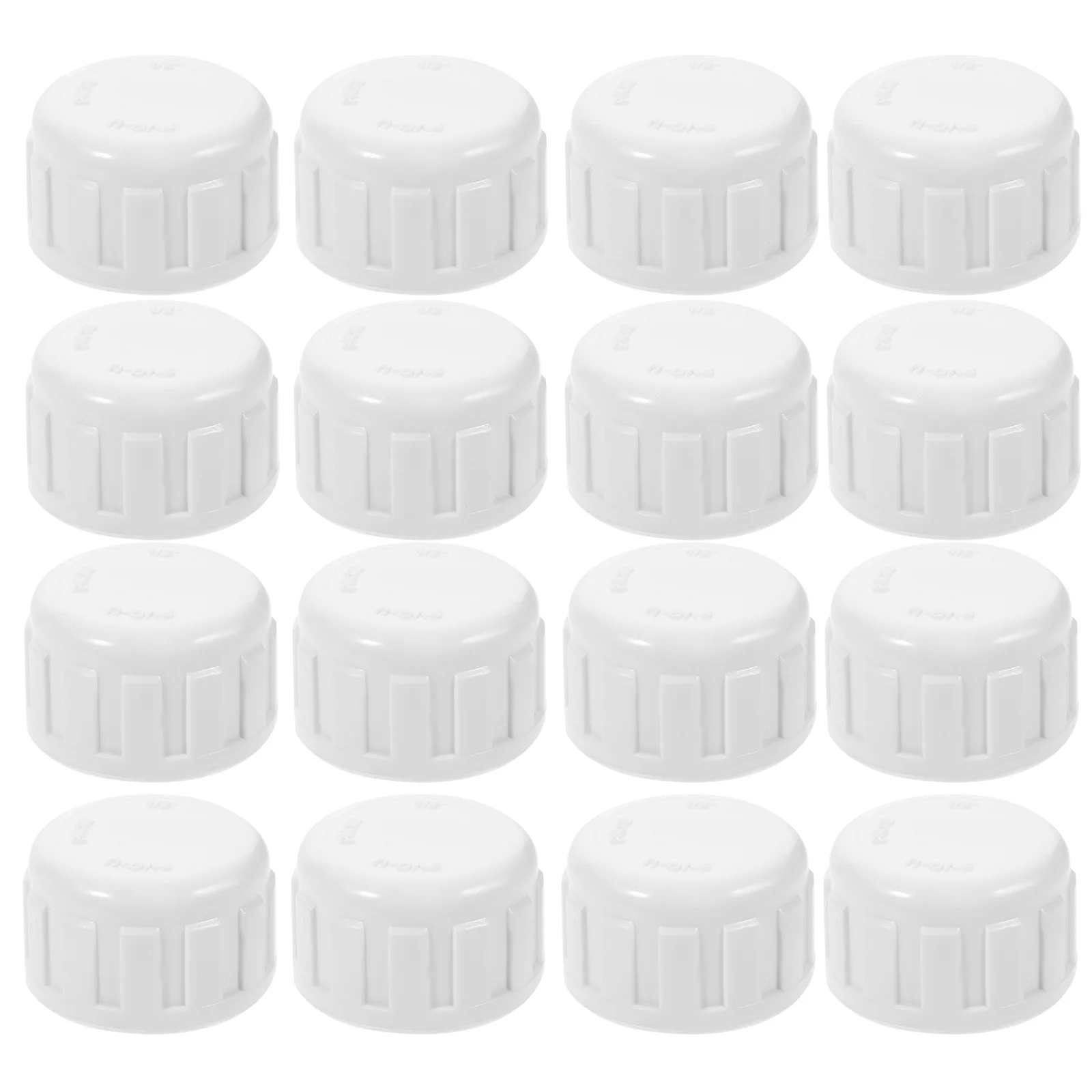 

25 Pcs Plastic Plugs Round Holes Spray Water Sprinkler Head Cap Pvc Line End Caps