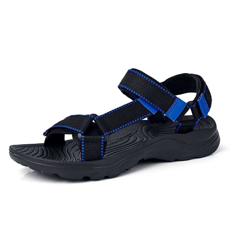 

Summer Casual Breathable Black Mens Sandals Open Shoes Men Beach Sandalias Hombre Sandal Man Sandles Mens Gladiator Plus Size 48