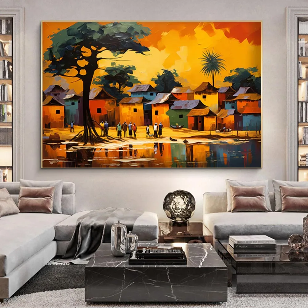Абстрактные африканские художественные плакаты принты для гостиной домашний