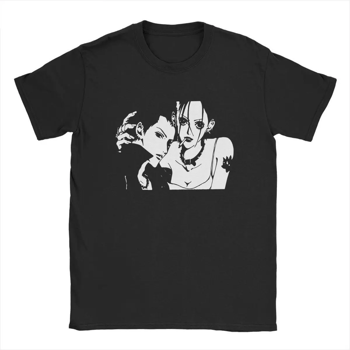 

Nana Osaki And Ren Honjo T-Shirts Men Funny Cotton Tees Crewneck Short Sleeve T Shirt Gift Idea Tops