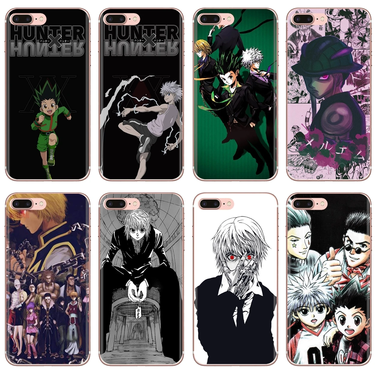 

For iPod Touch iPhone 10 11 12 Pro 4S 5S SE 5C 6 6S 7 8 X XR XS Plus Max 2020 Silicone Phone Cover Bag kurapika hunter x hunter