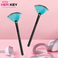 new arrival practical facial brushes fan makeup brushes soft portable mask brushes cosmetic tools for women ladies girls