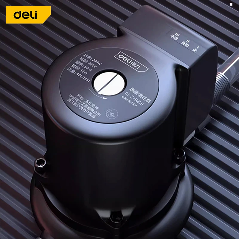 

Бытовой бустер-насос Deli 200 Вт, полностью автоматический бустер-насос для холодной и горячей воды