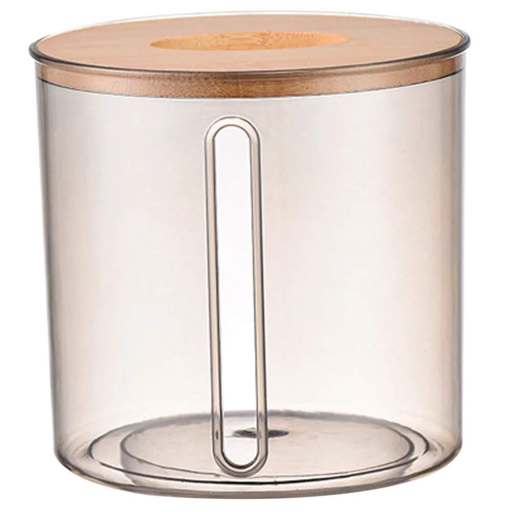 

Bamboo Cover Paper Towel Holder Facial Tissue Dispenser Room Napkin