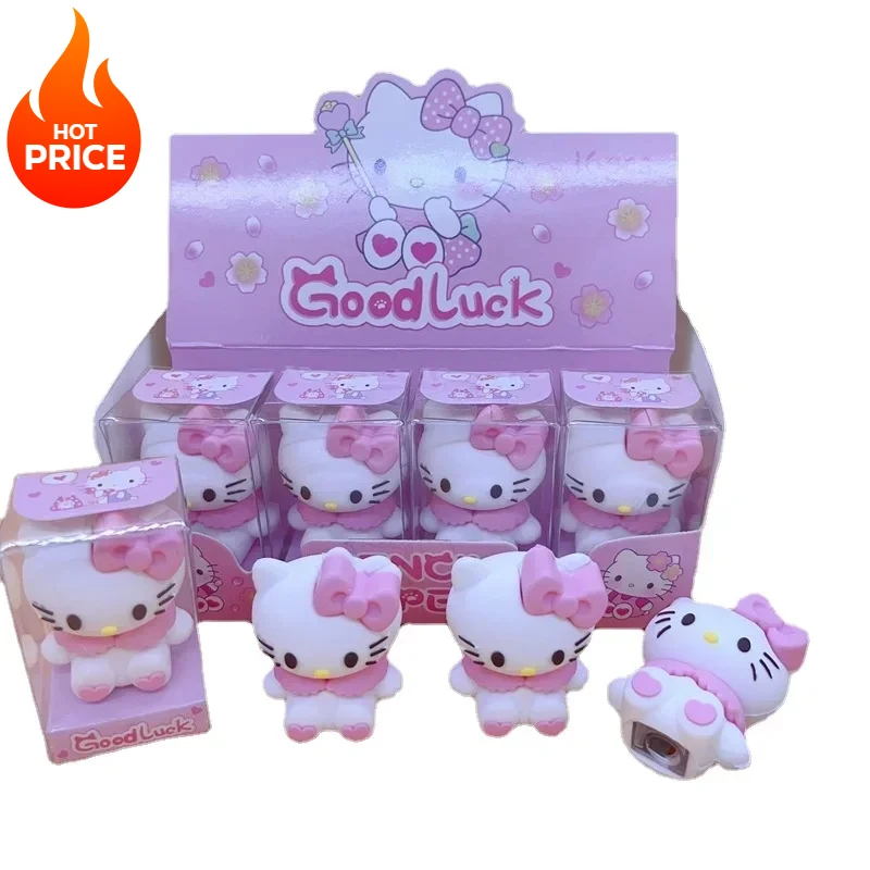 Hello Kitty Kuromi Mymelody милый каваи студент с одним отверстием силиконовая кукла точилка