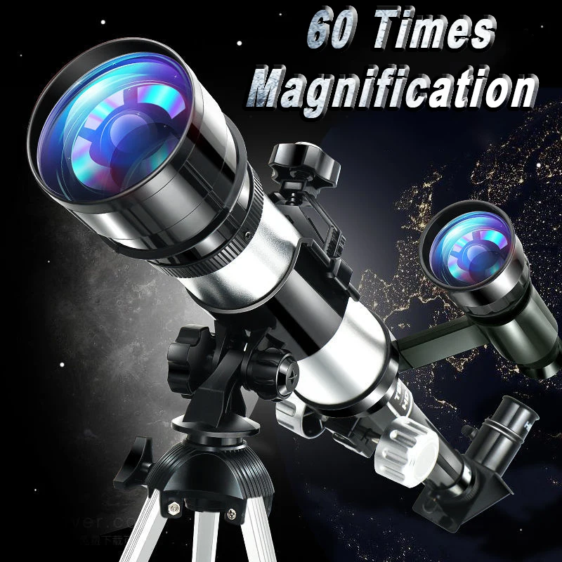 

60 раз астрономический телескоп зум профессиональный подарок для детей HD мощный бинокль Bak4 Lll ночное видение Туризм применять Луну