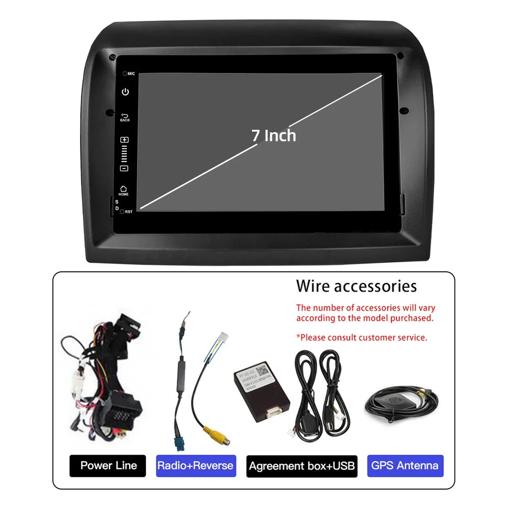 Автомагнитола Qualcomm CarPlay Android 12 0 8G 256 ГБ GPS-навигация 4G Wi-Fi для Fiat Ducato 2007-2015