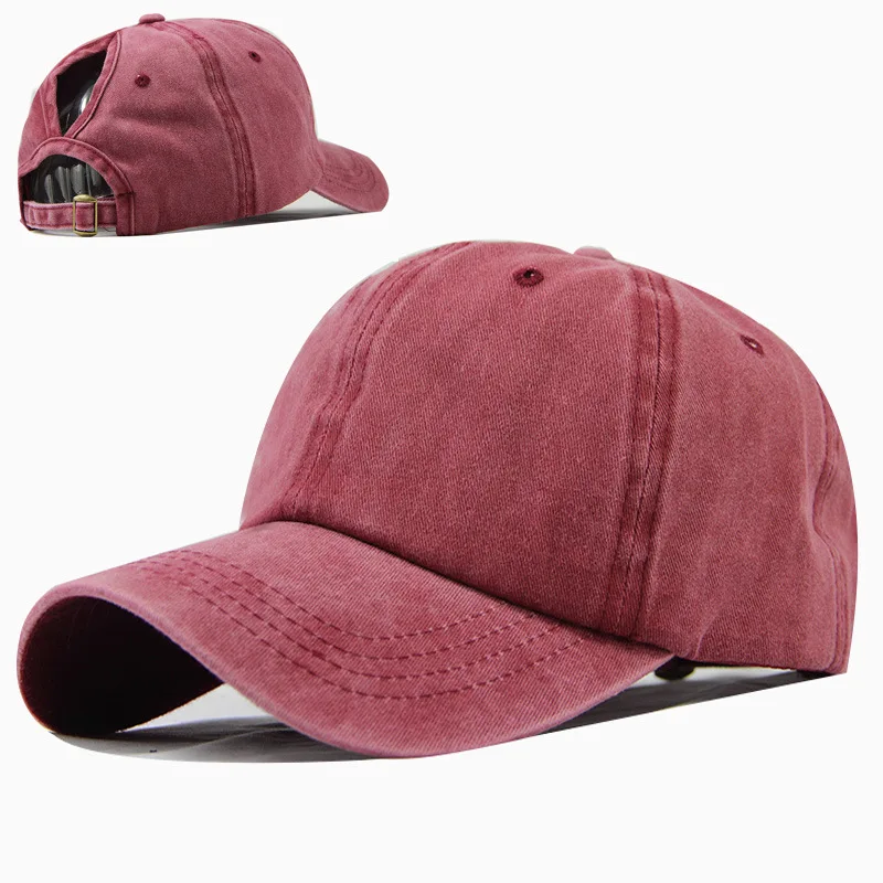 

ZLD New Solid Color Washed Cotton Baseball Cap Men and Women Casual Adjustable Outdoor Trucker Snapback Hat Multi-color Optional