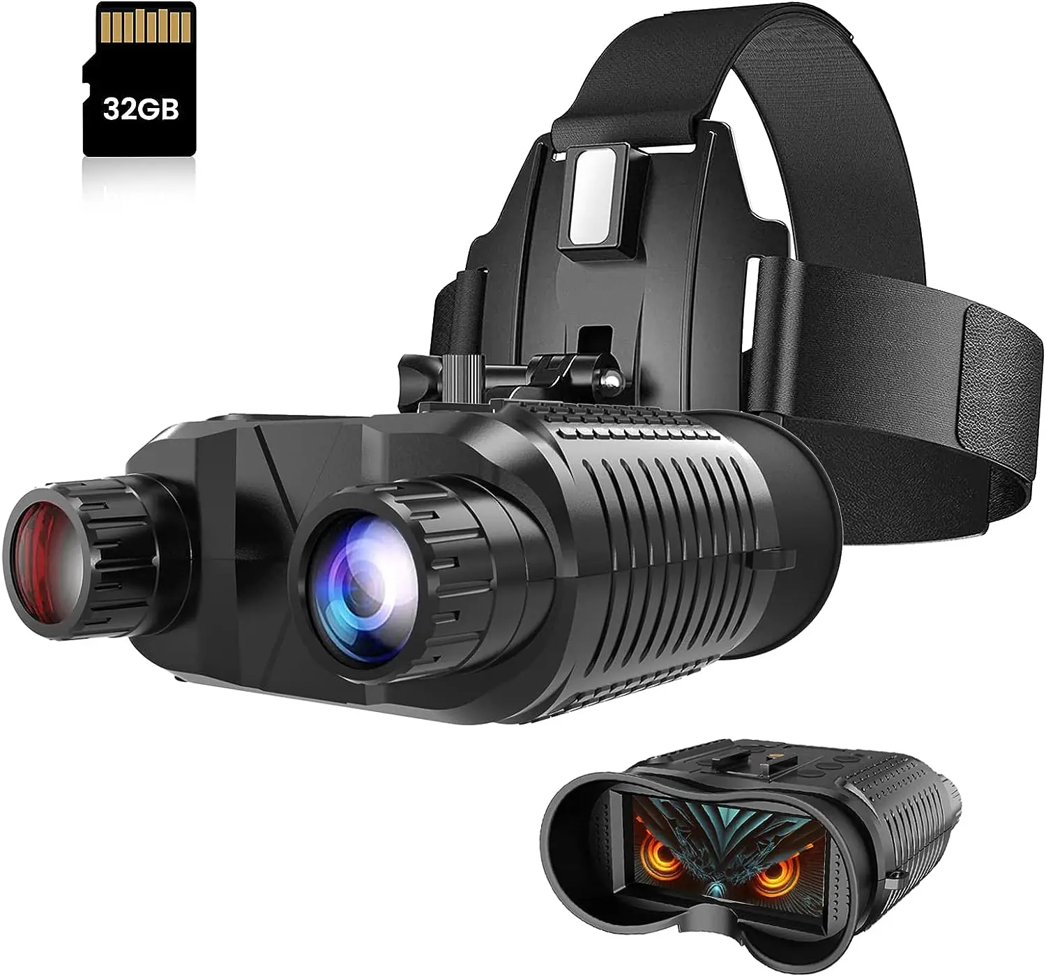 

Vision Goggles-Night Vision Binoculars for Adults,-Mounted Night Vision Goggles,1312FT Digital Infrared Night Vision,Compatible