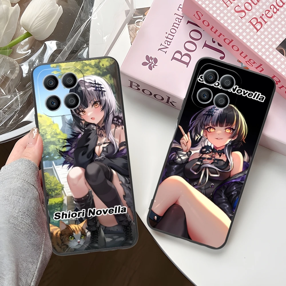 Shiori Novella Fashion Mobile Cell Phone Case for Huawei Honor 90 80 70 60 50 30 20 10 9 8 7 Pro S SE Lite 5G Black Cover Shell