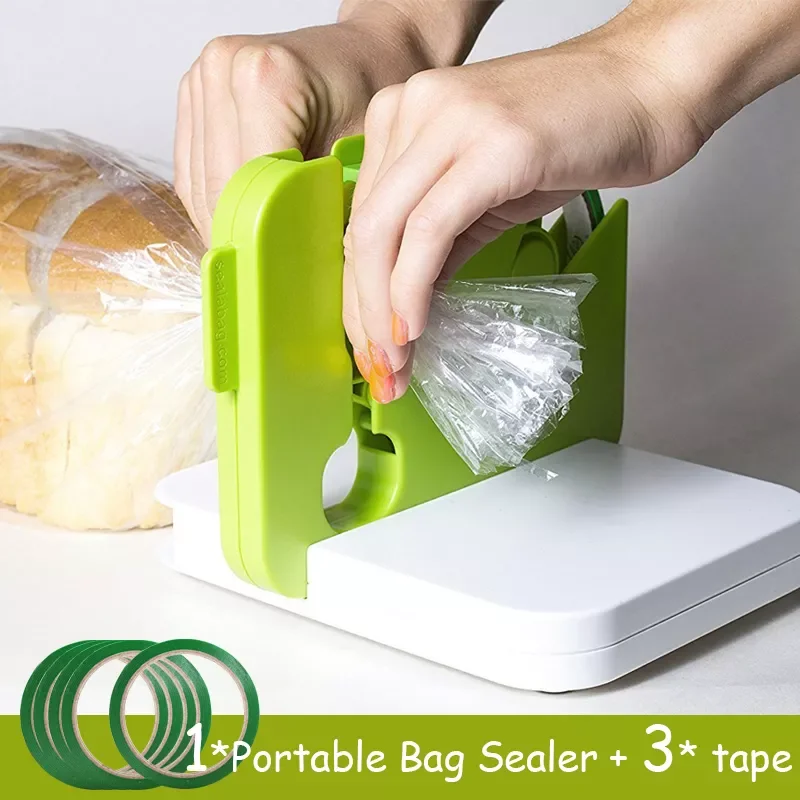 

NEW HOT Best Portable Mini Sealing Household Machine Heat Sealer Capper Food Saver for Plastic Bags Package with tapes