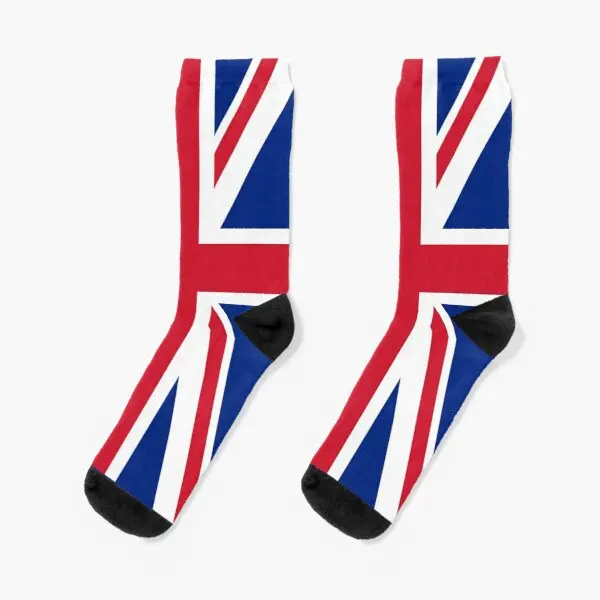 

Union Jack Of England Crew Socks Autumn Comfortable Cartoon Winter Women Funny Mens Ladies Breathable Short Black Cotton Girls