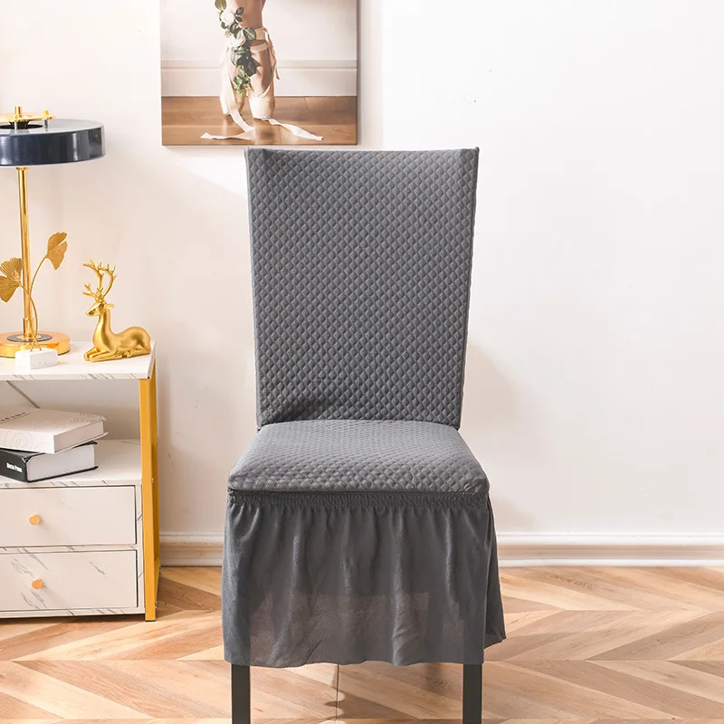 

1 Piece Elastic Chair Covers Office Chair Cover With Back Spandex Chair Covers For Kitchen/Dining Room