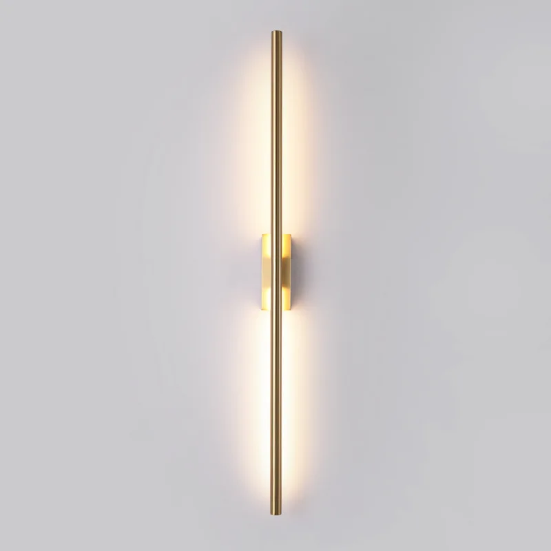 

LED настенный светильник Trustwin lighting черный золото 60см 8Вт