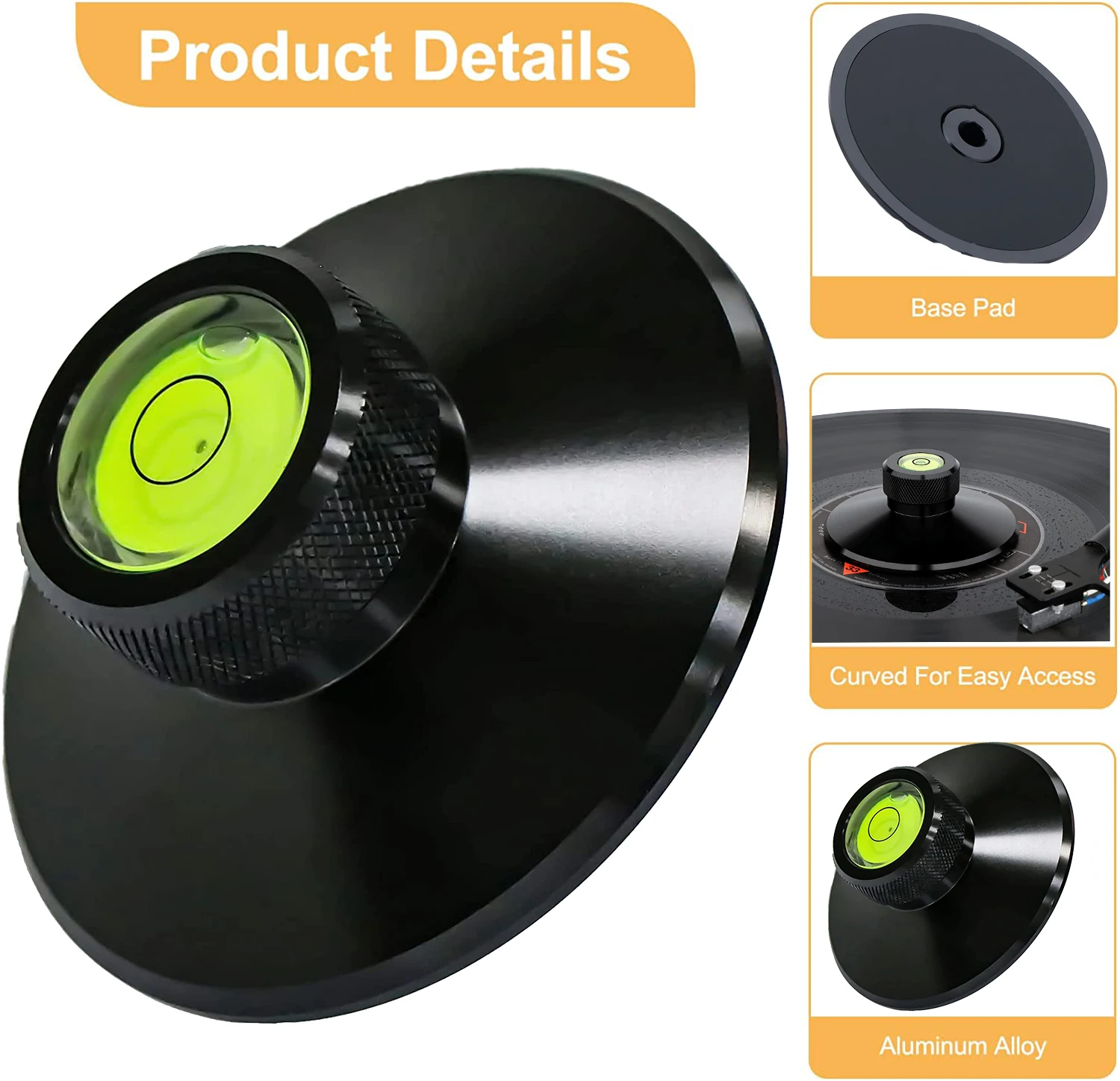 

Hi-end LP Vinyl Turntable Disc Stabilizer Home Audio Chassis Speakers Accessories CD Player Aluminum Balanced Clamp Professional