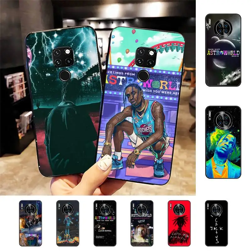 

Travis Scott Astroworld Phone Case For Huawei Nova 3I 3E mate 20lite 20Pro 10lite Luxury funda case