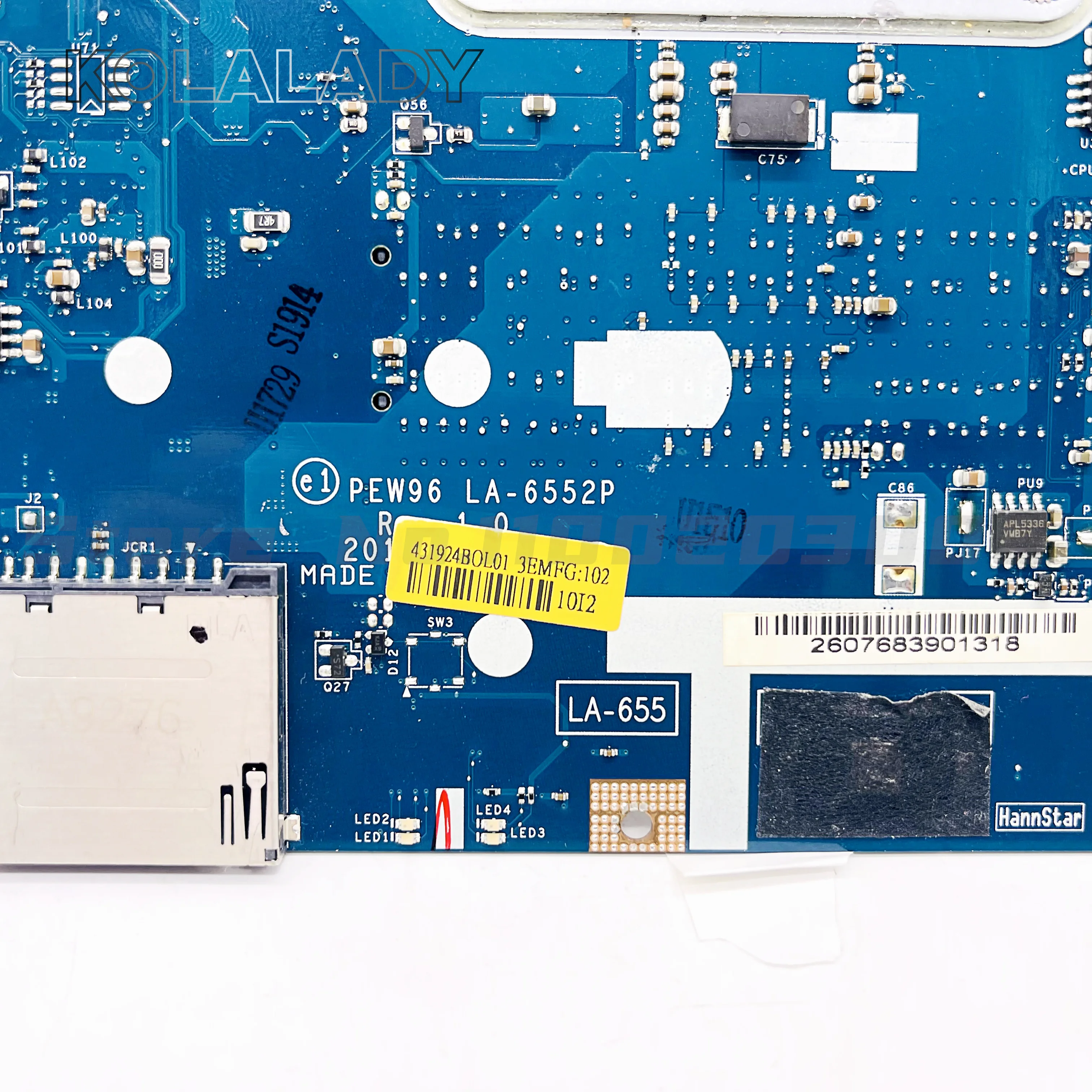 Материнская плата MBR4602001 определенно для ноутбука Acer Aspire 5552 5552G NV50A с процессором