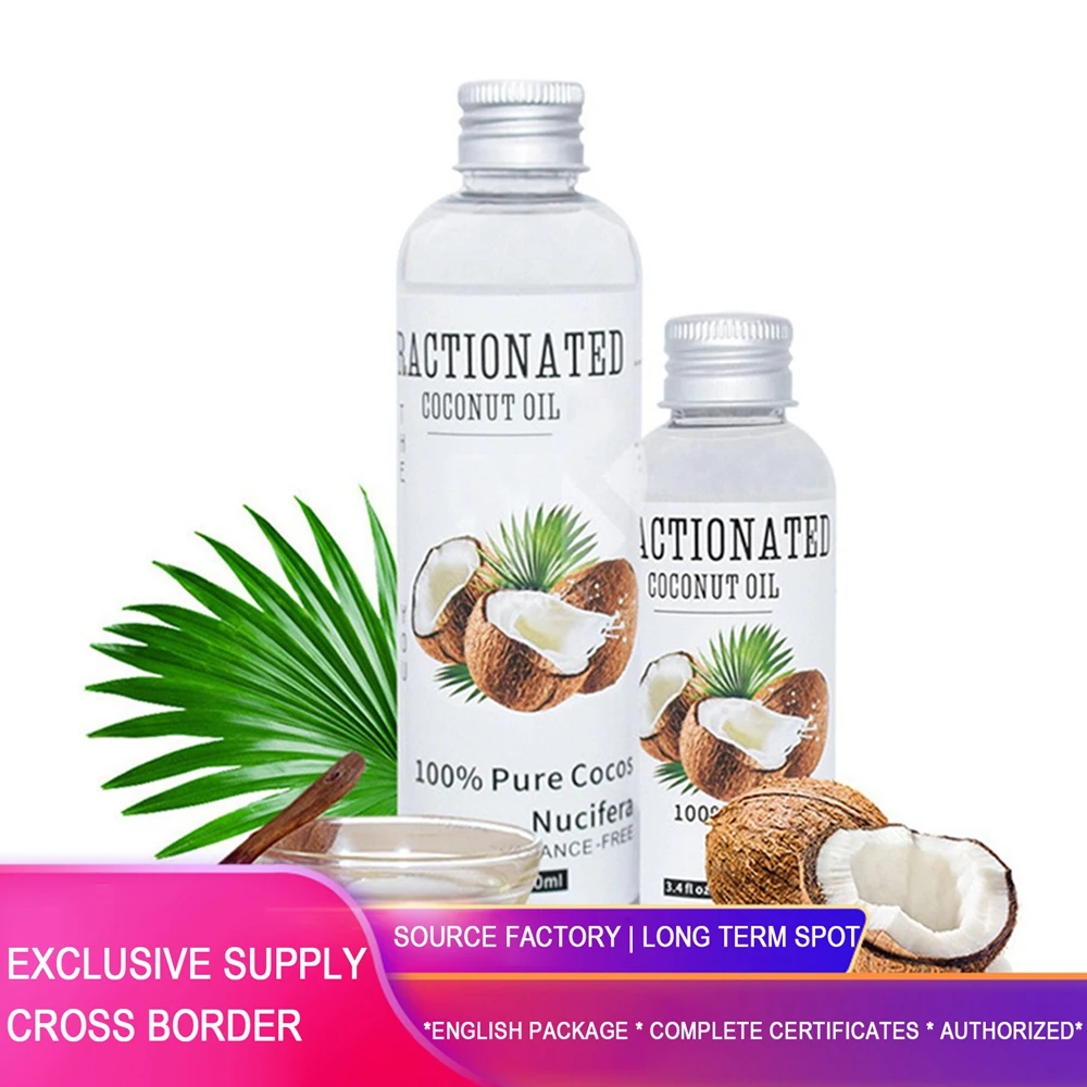 

100ml/220ml Coconut Oil Body Essential Face Hair Nail Moisturizing Nourishing Soften Cracked Repair Hydrating Beauty Skin Care