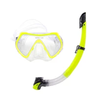 panoramic wide view snorkel mask dry snorkel diving mask w free breathing tube drop shipping