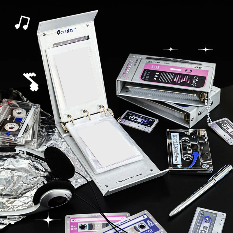 Kawaii 3-дюймовый акриловый откидной чехол типа DV Kpop держатель для фотокарт