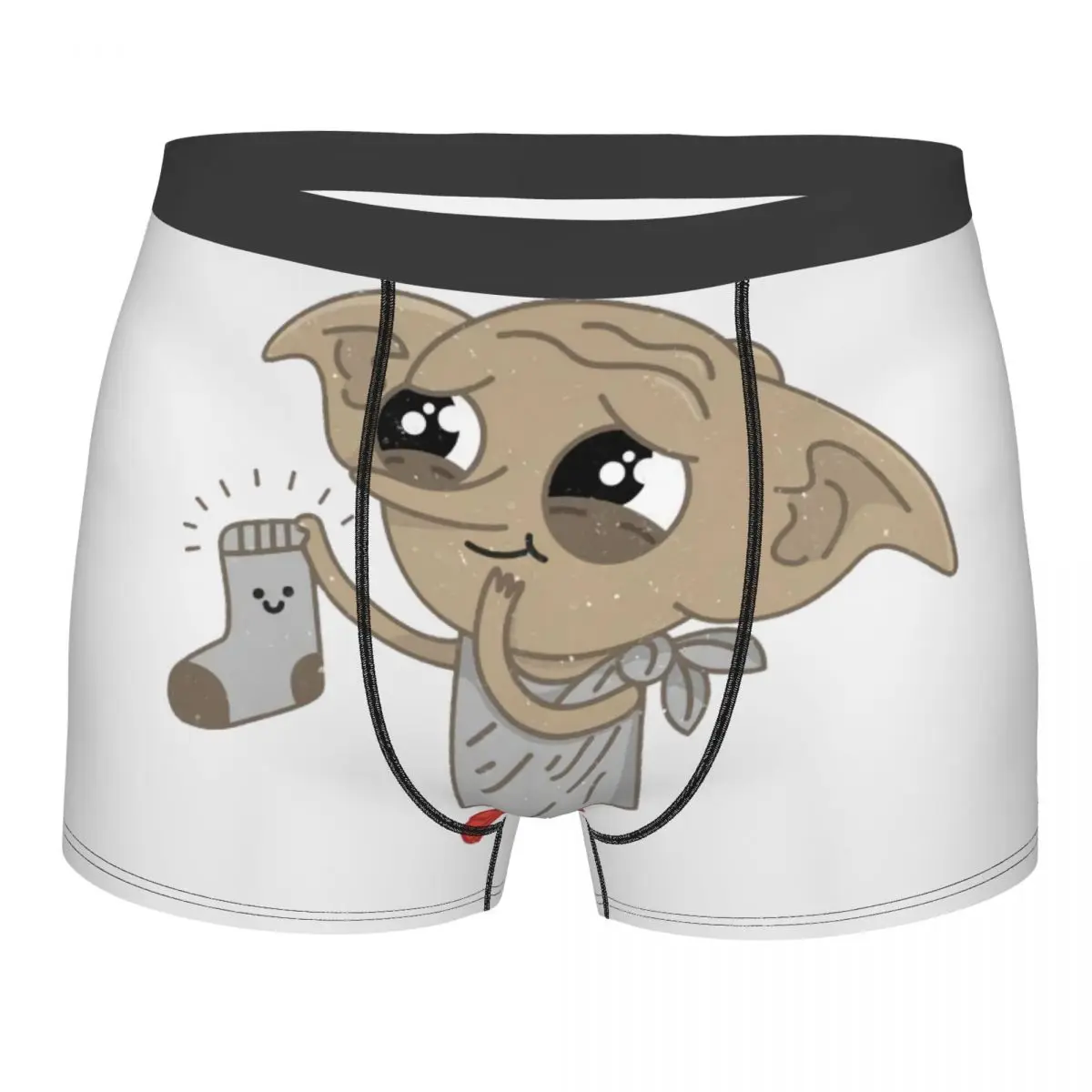 

Трусы-боксеры Dobby Meme мужские, мягкое нижнее белье в английском стиле с 3D-принтом магической фантастики, трусы