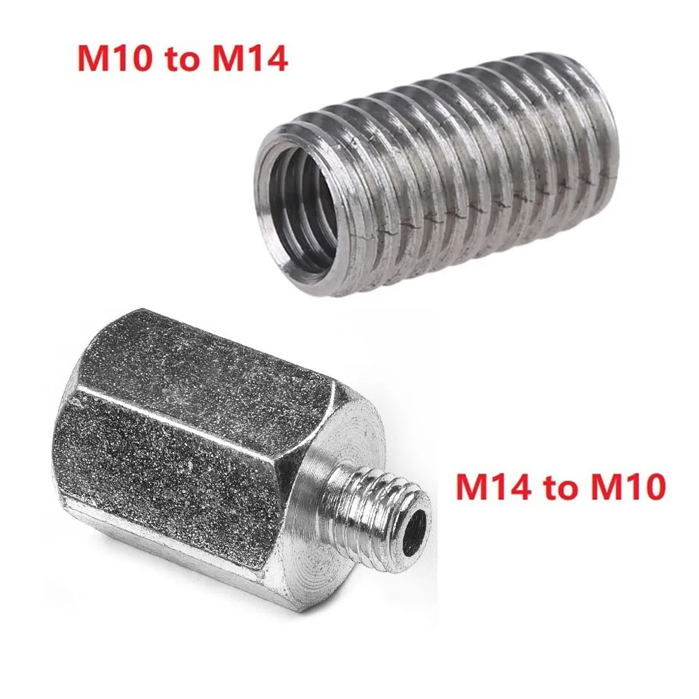 

1PCS Angle Adapter Converter Grinder Interface M10 / M14 Polisher Replacement Silver Stainless Thread 2.8cm Interface Converter