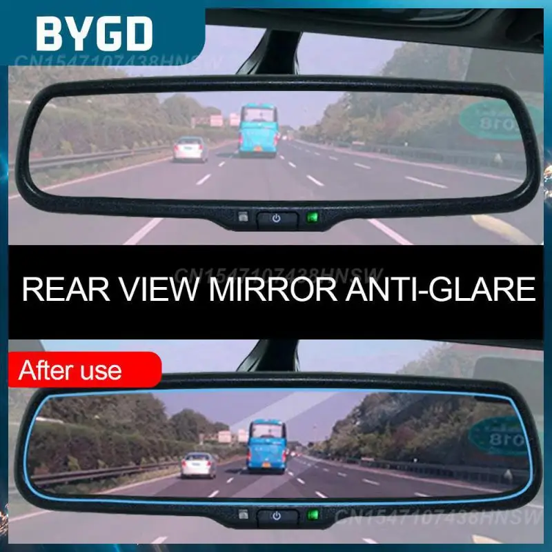 

1pcs Rear View Anti Scratch Nano Protective Sticker Universal Durable Anti Glare Film Of Interior Rearview Mirror Rainproof