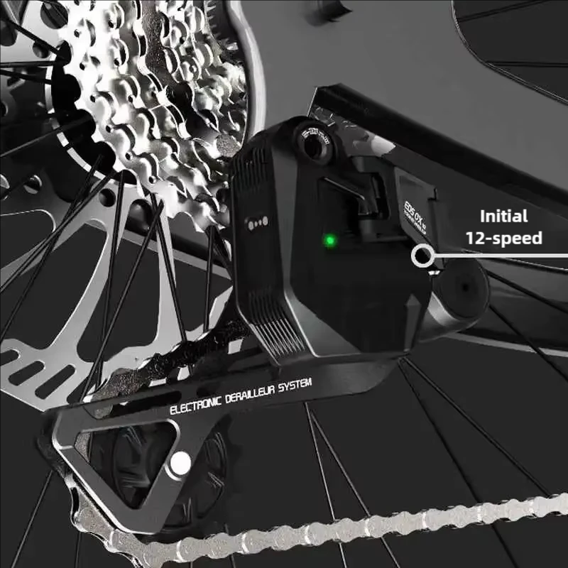 Задний переключатель Wheeltop EDS OX 2.0 для 7-14 скоростей, совместимый с Shimano MTB, комплект беспроводной электронной трансмиссии с высокой амортизацией. (art.: 3920d9bedbcaa) - 3920d9bedbcaa