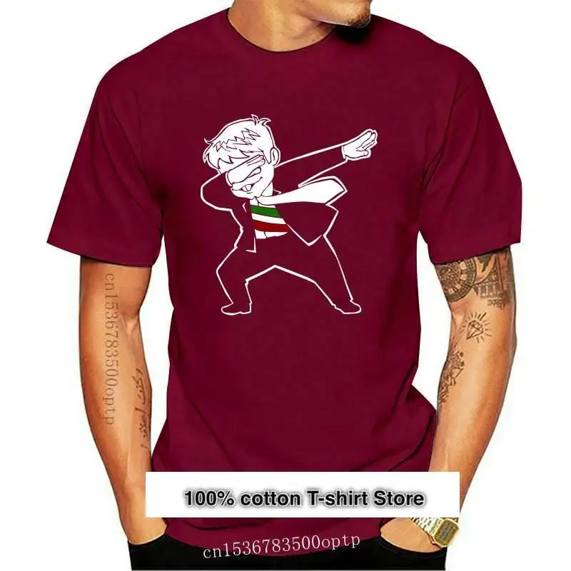

Amlo Andrs-camiseta negra divertida de Dabbing, camisetas transpirables, Tops