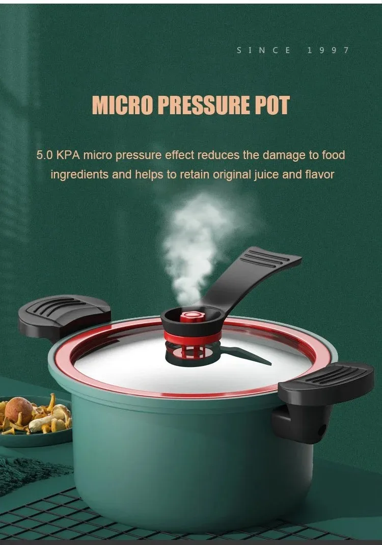 Бытовая кухонная скороварка антипригарная многофункциональная кастрюля для