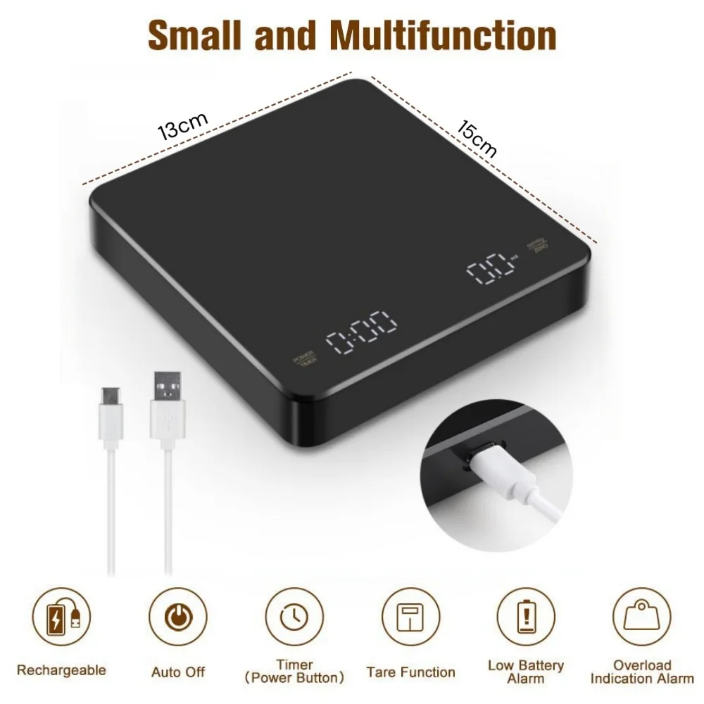 

Цифровые кухонные весы LED 0,1 г