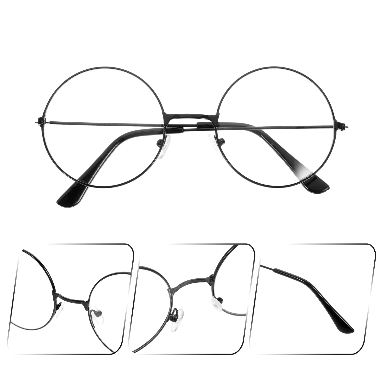 

Glasses Sunglasses Blue Round Women Myopic Men Circle Anti Lens Clear Retro Light Eyeglasses Frame Reading Vintage Fashion