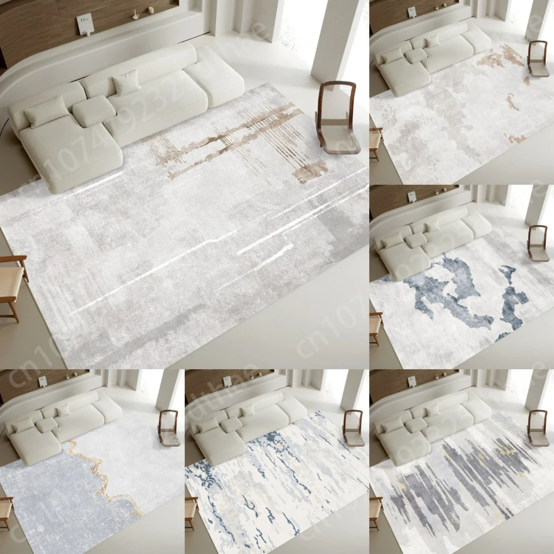 

Простой ковер в скандинавском стиле для гостиной, напольный коврик, животное, роскошный минимализм, домашняя спальня, одеяло для журнального столика, современный простой ковер