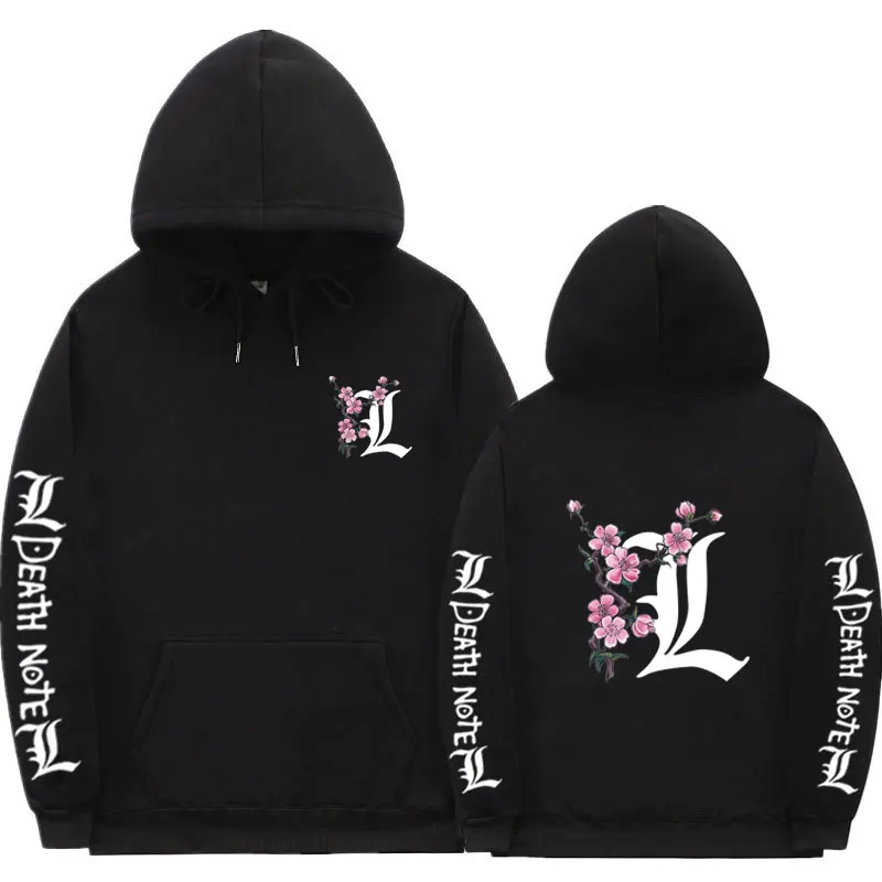 

Death Note Hoodies Sudaderas Hip Hop Streetwear Long Sleeve Loose Casual Fashion Anime Sweatshirts Uniex Sweat Capuche Homme