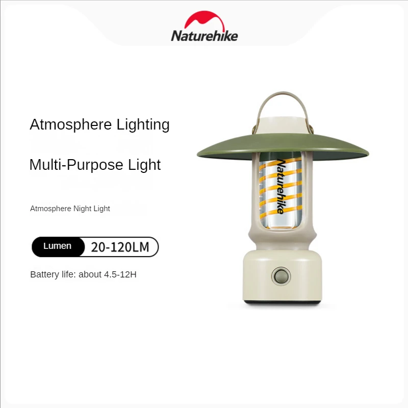 

Naturehike Atmosphere Small Night Lamp Outdoor Portable IPX4 Waterproof Multi-Functional Camping Lantern CNH22DQ024