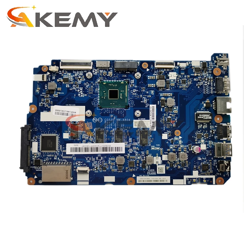 Материнская плата для ноутбука lenovo ideapad 110-15IBR 15 6 дюйма материнская N3060 N3710 CPU 2 ГБ 4