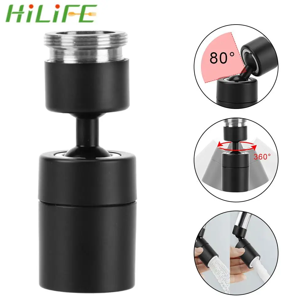 

Water Saving Nozzle Sprayer Swivel Faucet Aerator Faucet Sprinkler Anti Splash 360° Rotatable Kitchen Sink Sprayer Attachment