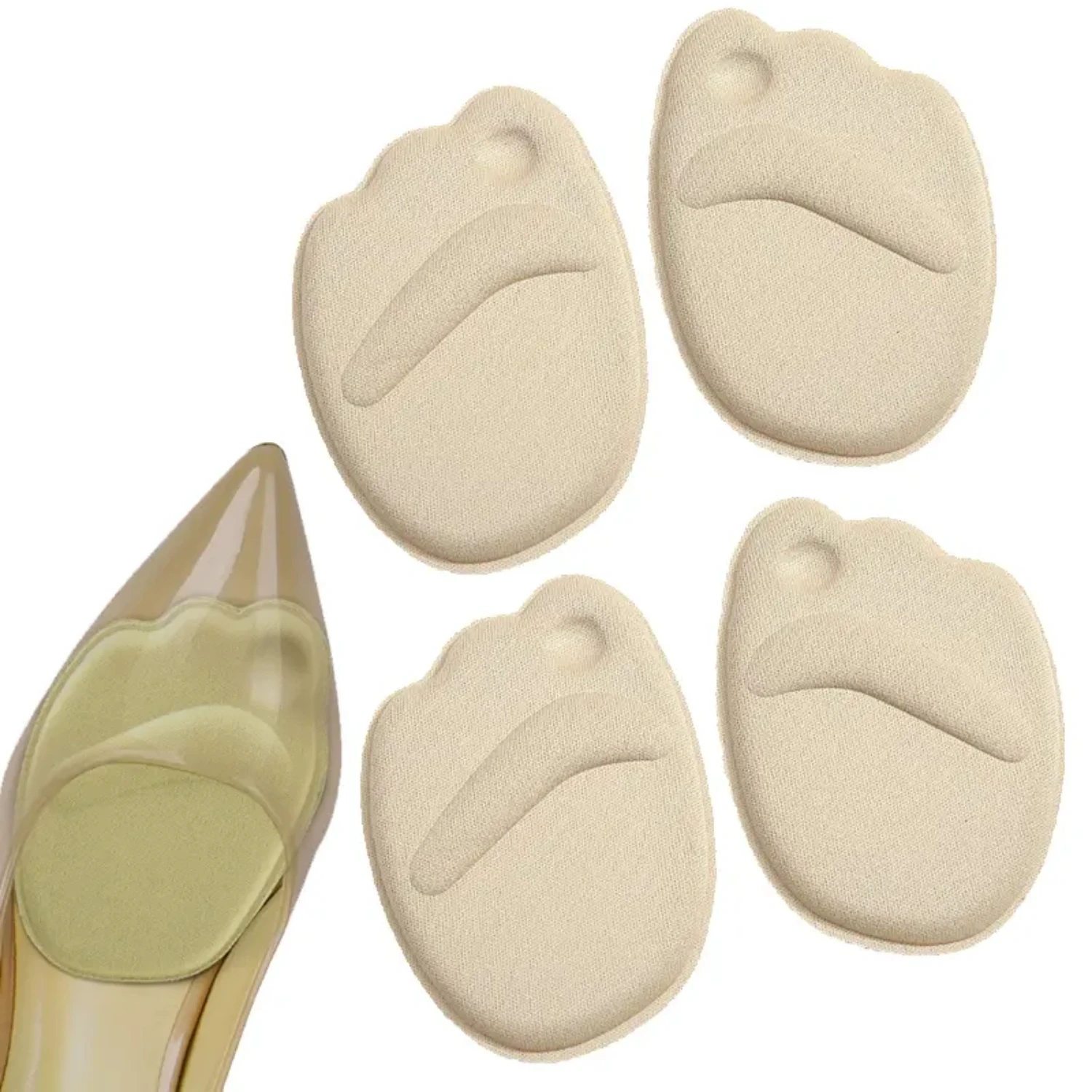 Comfortable Soft Metatarsal Pads for Women - Half Insoles Shoes Cushioned Foot Inserts Sneakers Premium Cushions