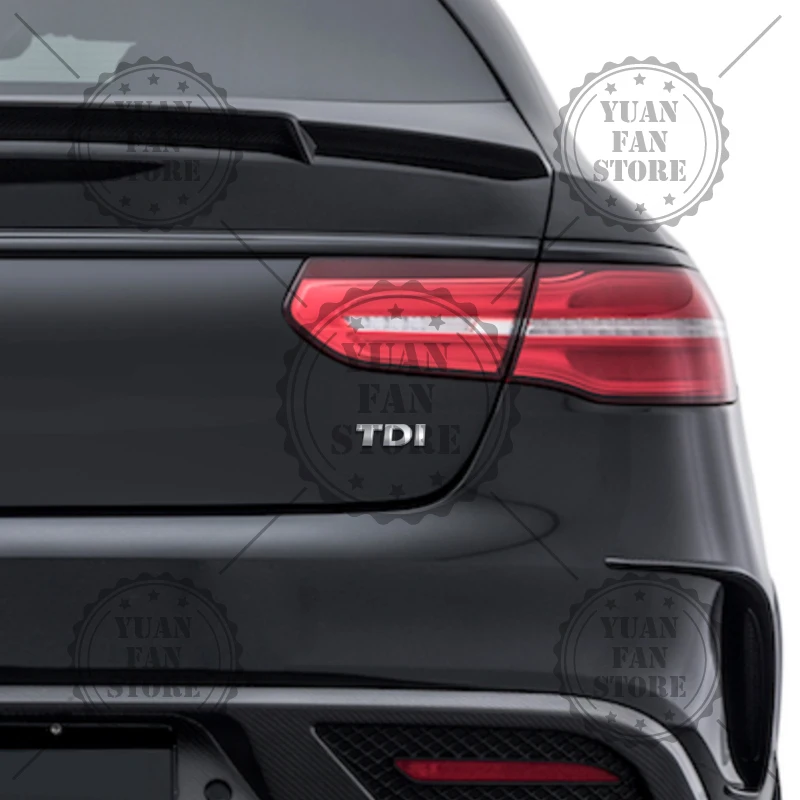 Фото Эмблема TSI TDI, Стайлинг автомобиля, 3D наклейка, логотип из АБС-пластика, значок для Tiguan Polo Golf 4, 5, 6, MK6 Passat B5 B6 Bora Jetta Touran T-Cross Caddy №4