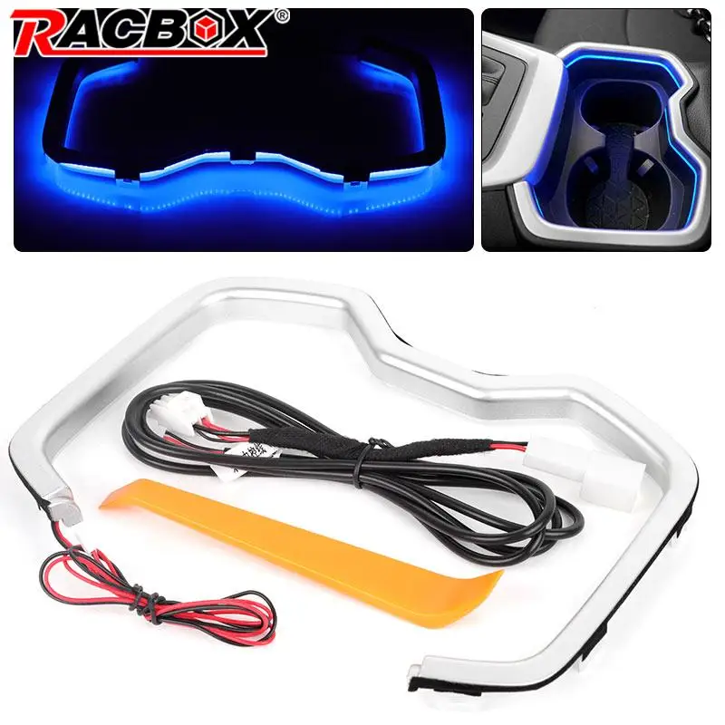 Светодиодный подстаканник для Toyota RAV4 XA50 2019 2020 2021 2022 2023 2024 атмосферный светильник