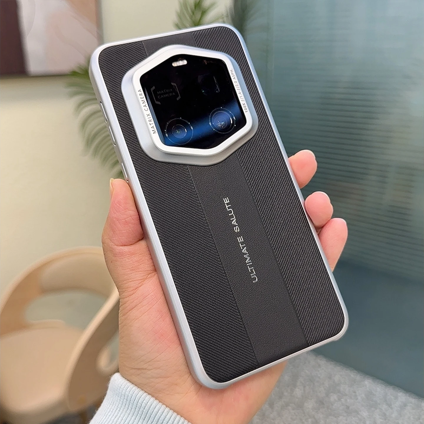 Фото Дизайнерский чехол для Honor Magic 7 RSR Porsche, модный жесткий защитный чехол из искусственной кожи для Honor Magic 7 Pro Shell №3