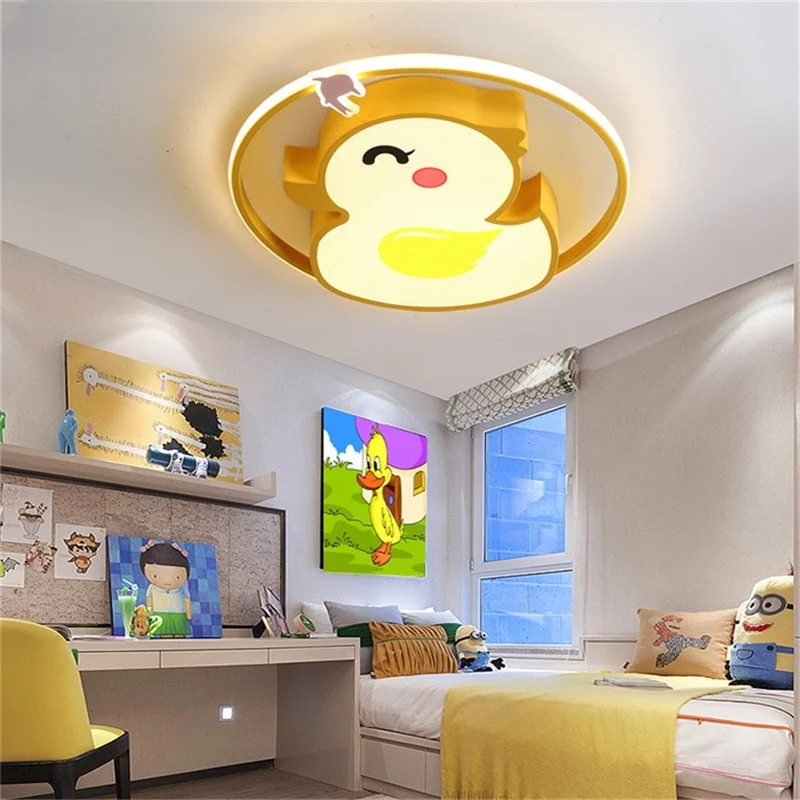 

Pendant Lights Children's Ceiling Lamp Little Duck Modern Fashion Suitable For Children's Room Bedroom Kindergarten Chandeliers