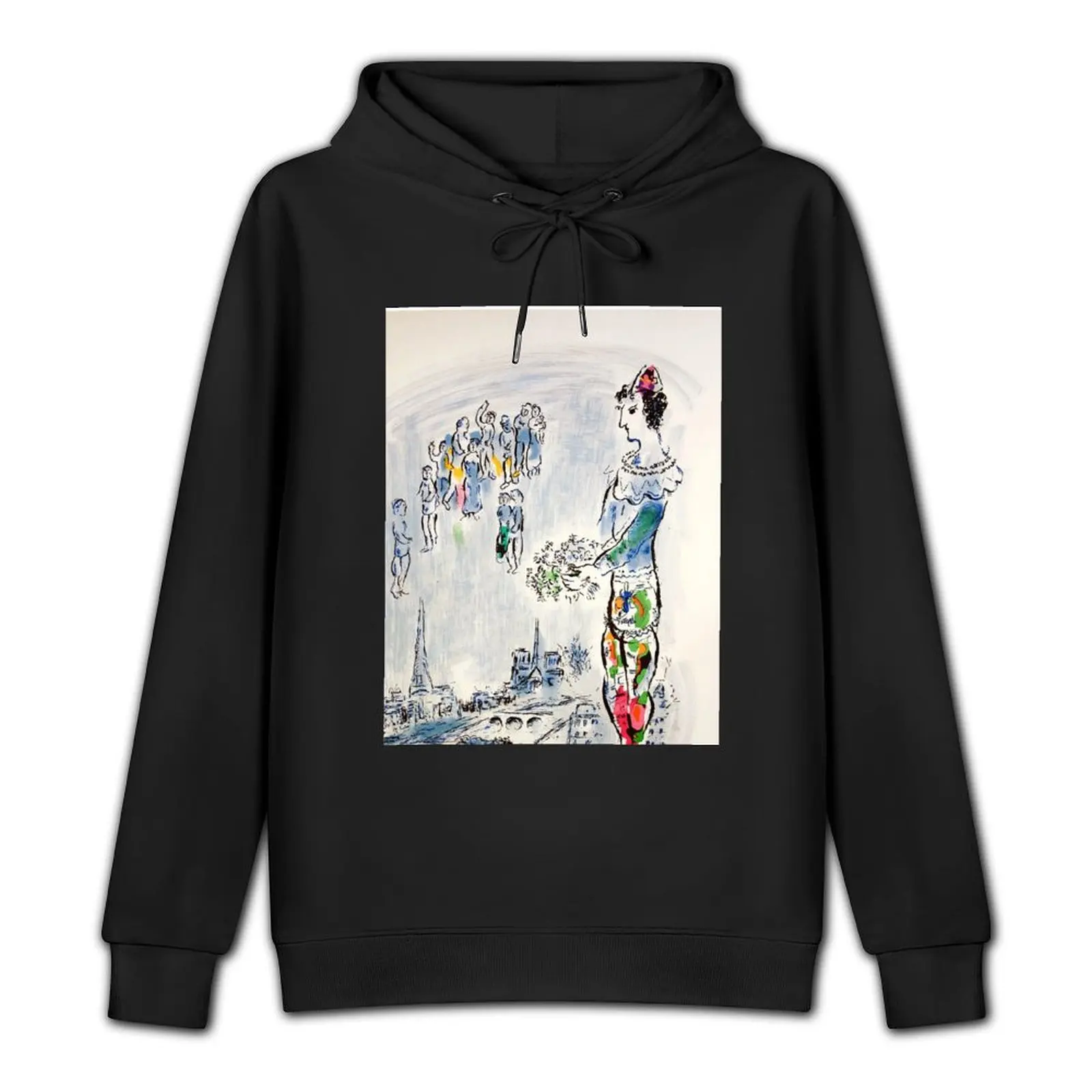 Marc Chagall-выставочный постер 1969 пуловер с капюшоном мужская одежда в стиле аниме