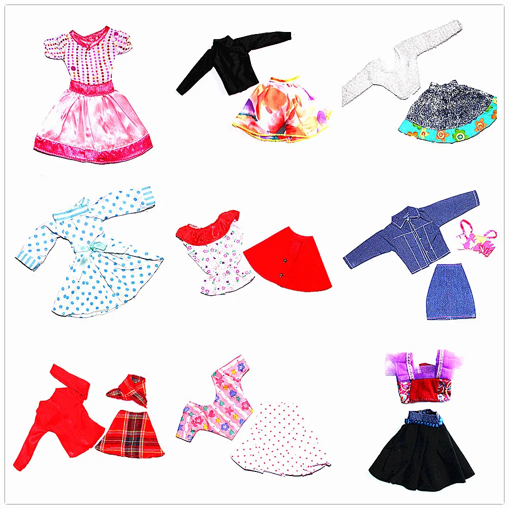 

Платье для куклы 30 см, модная одежда, костюм для куклы Барби для блайз, аксессуары, детские игрушки, лучший подарок для девочки, 8 волн