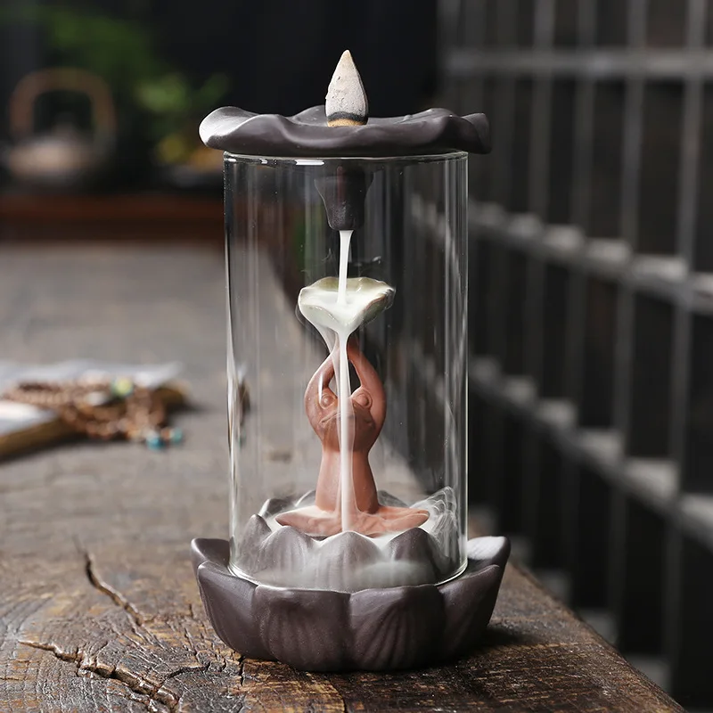 

Декоративный садовый испаритель Zen для благовоний, курительная горелка с рефлюксом, водопады, подставка для ароматерапии